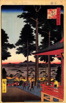 Utagawa Hiroshige Painting - el santuario inari en oji Utagawa Hiroshige Ukiyoe